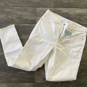 Ann Taylor LOFT white jeans